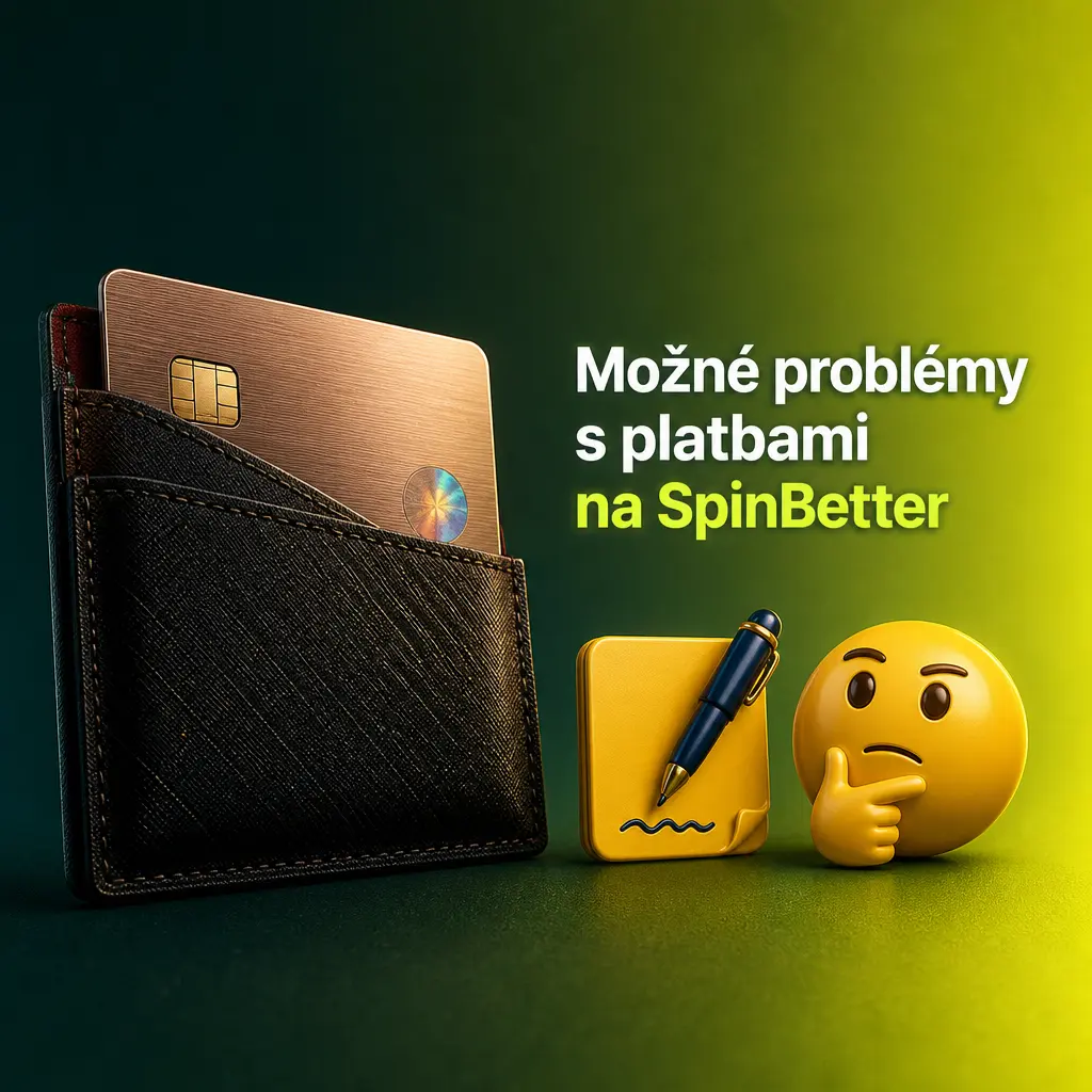 Přehled častých problémů s platbami na SpinBetter – zamítnuté karty, zpožděné výběry, ověření a rollover bonusů.