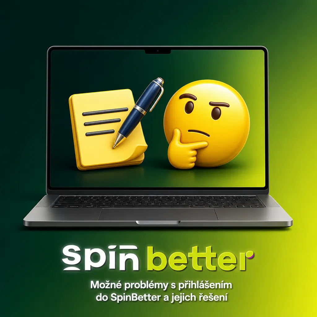 Tabulka řešení běžných problémů s přihlášením do SpinBetter, včetně hesla, 2FA a ověření KYC.