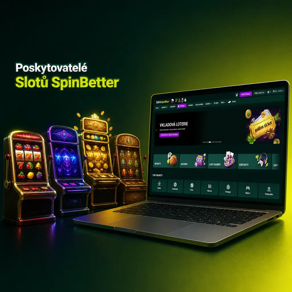 Poskytovatelé slotů SpinBetter – Pragmatic Play, NetEnt, Play'n GO a další přední herní studia v katalogu kasina