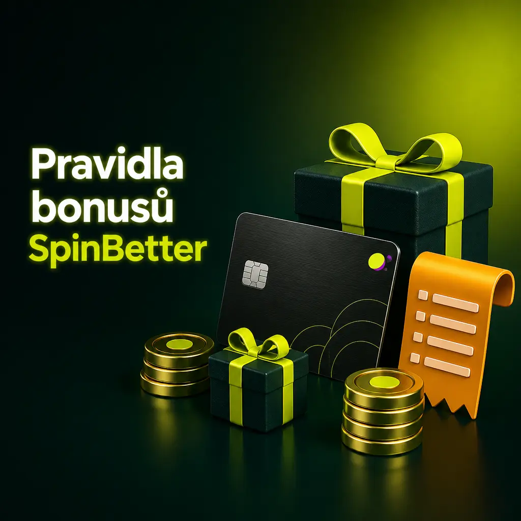Pravidla bonusů SpinBetter: podmínky, sázecí požadavek 35x, limity vkladů a výběru výher v kasinu