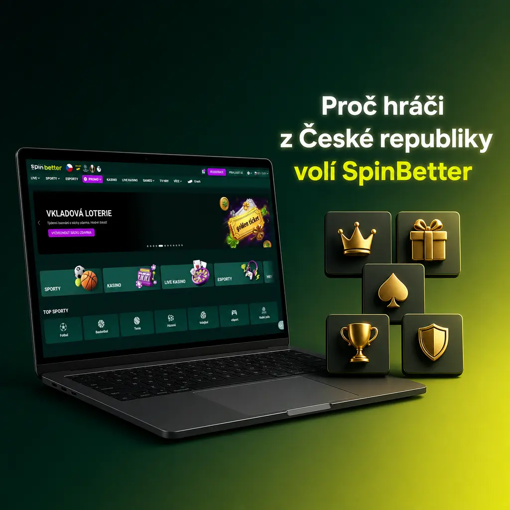 Důvody, proč čeští hráči preferují SpinBetter: licence, bonusy v CZK, podpora v češtině a rychlé výběry