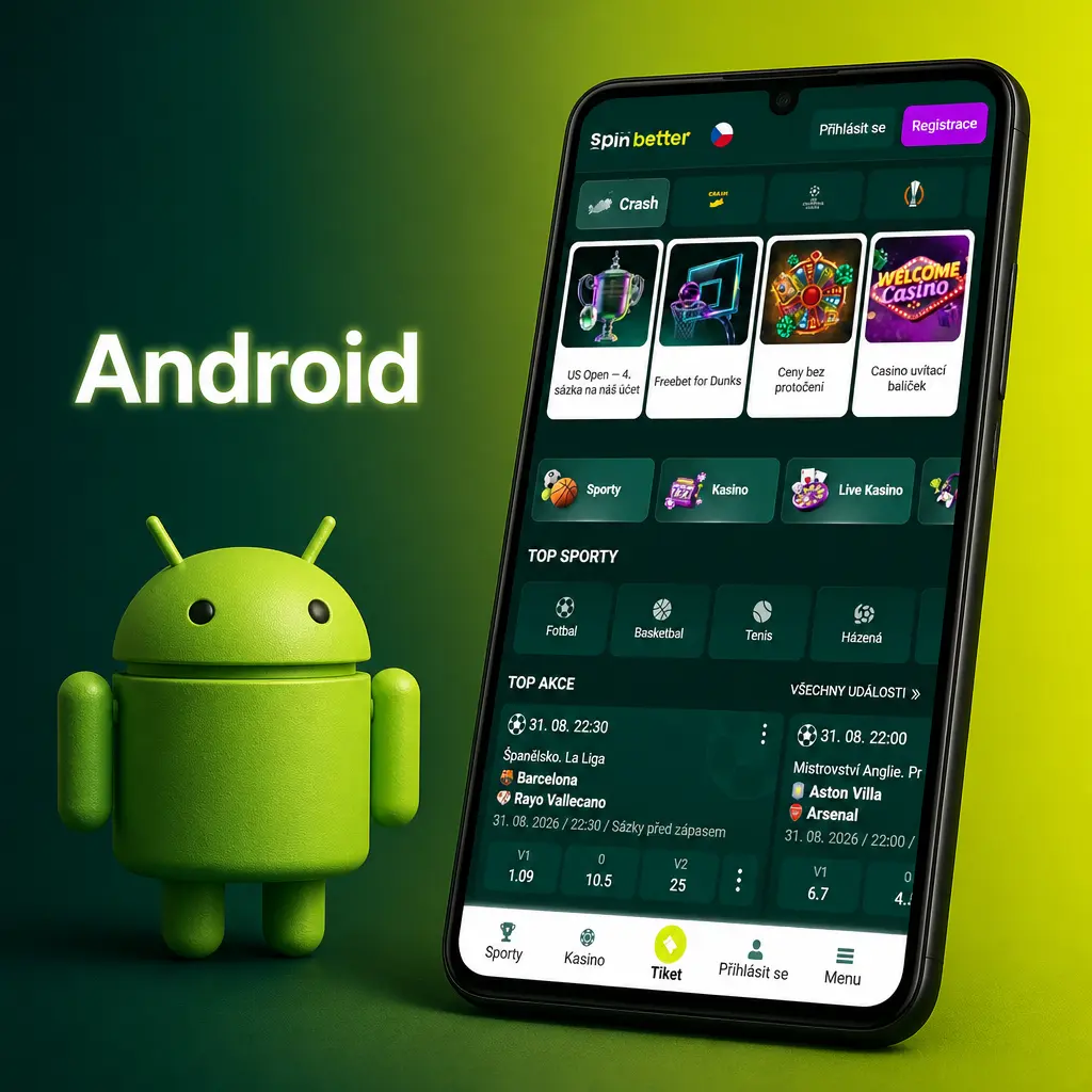 Návod na stažení a instalaci aplikace SpinBetter pro Android ve formátu APK