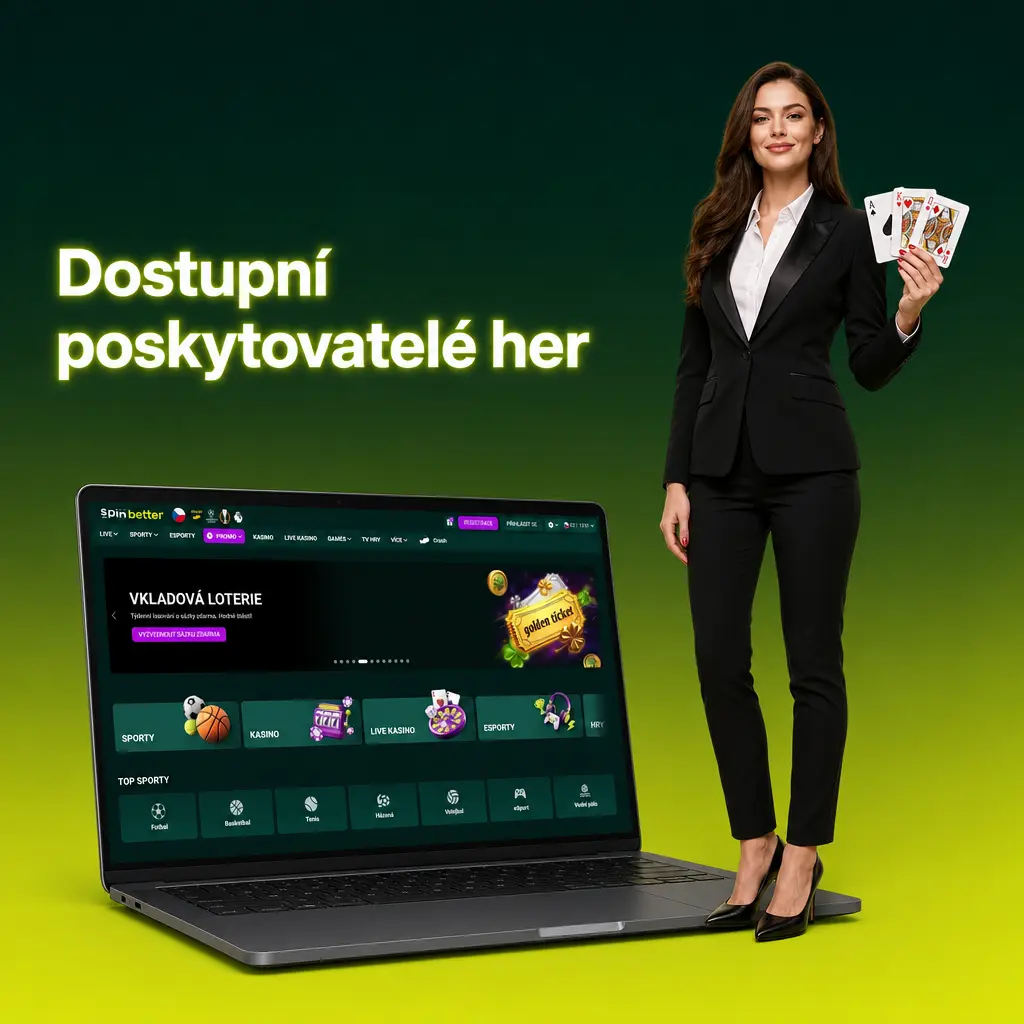 Živé kasino SpinBetter: stoly Evolution, Pragmatic Play Live a Ezugi s certifikací MGA, UKGC a GLI