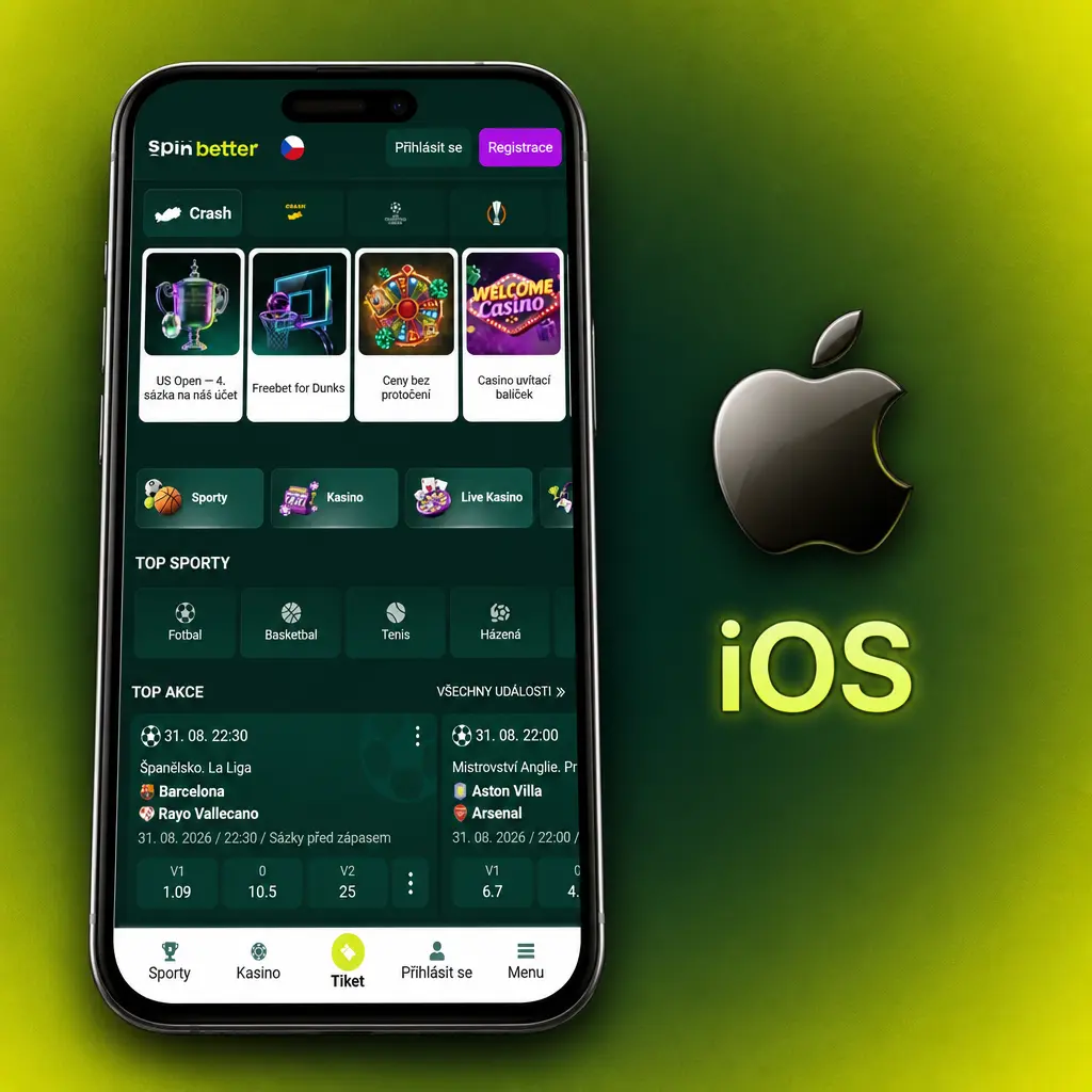 SpinBetter iOS – návod na přidání zástupce webu na plochu iPhonu přes Safari