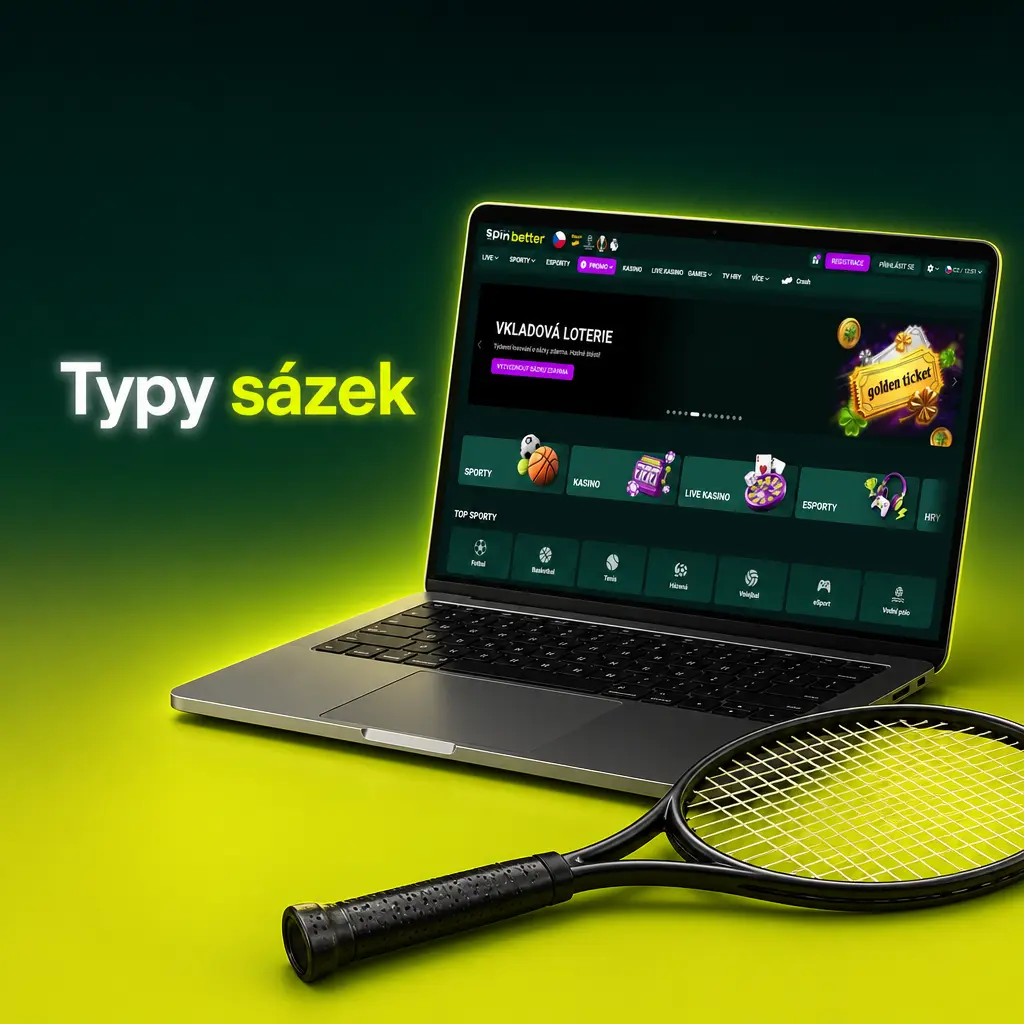 Přehled typů sázek na SpinBetter: jednoduchá sázka, systém a kombinovaná sázka (Express) s vysvětlením rozdílů.