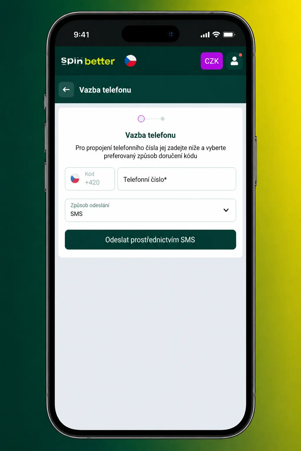 Návod krok za krokem, jak umístit první sázku na SpinBetter ve sekci Sport