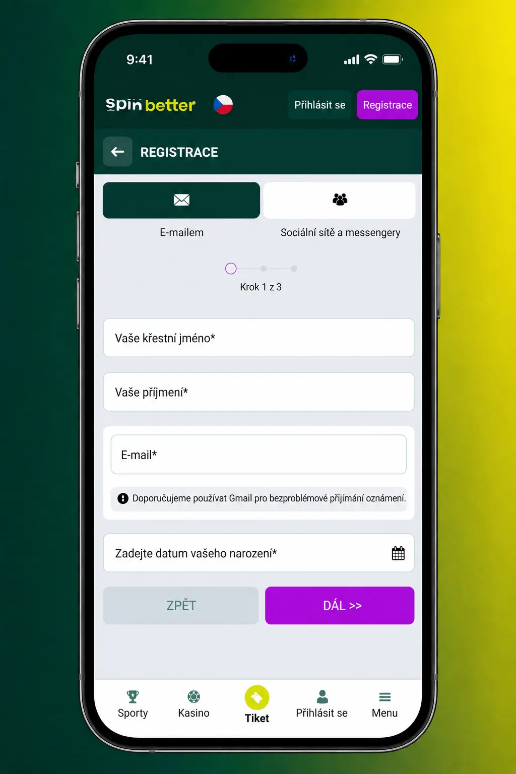 Návod na umístění první sázky na SpinBetter ve snadných krocích od výběru zápasu po potvrzení tiketu