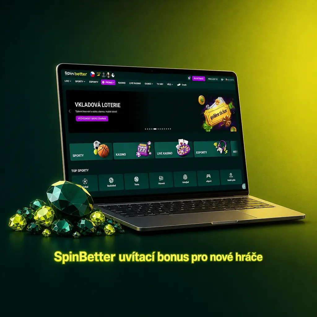 SpinBetter uvítací bonus pro nové hráče – bonusy za registraci na sázky i automaty s free spiny