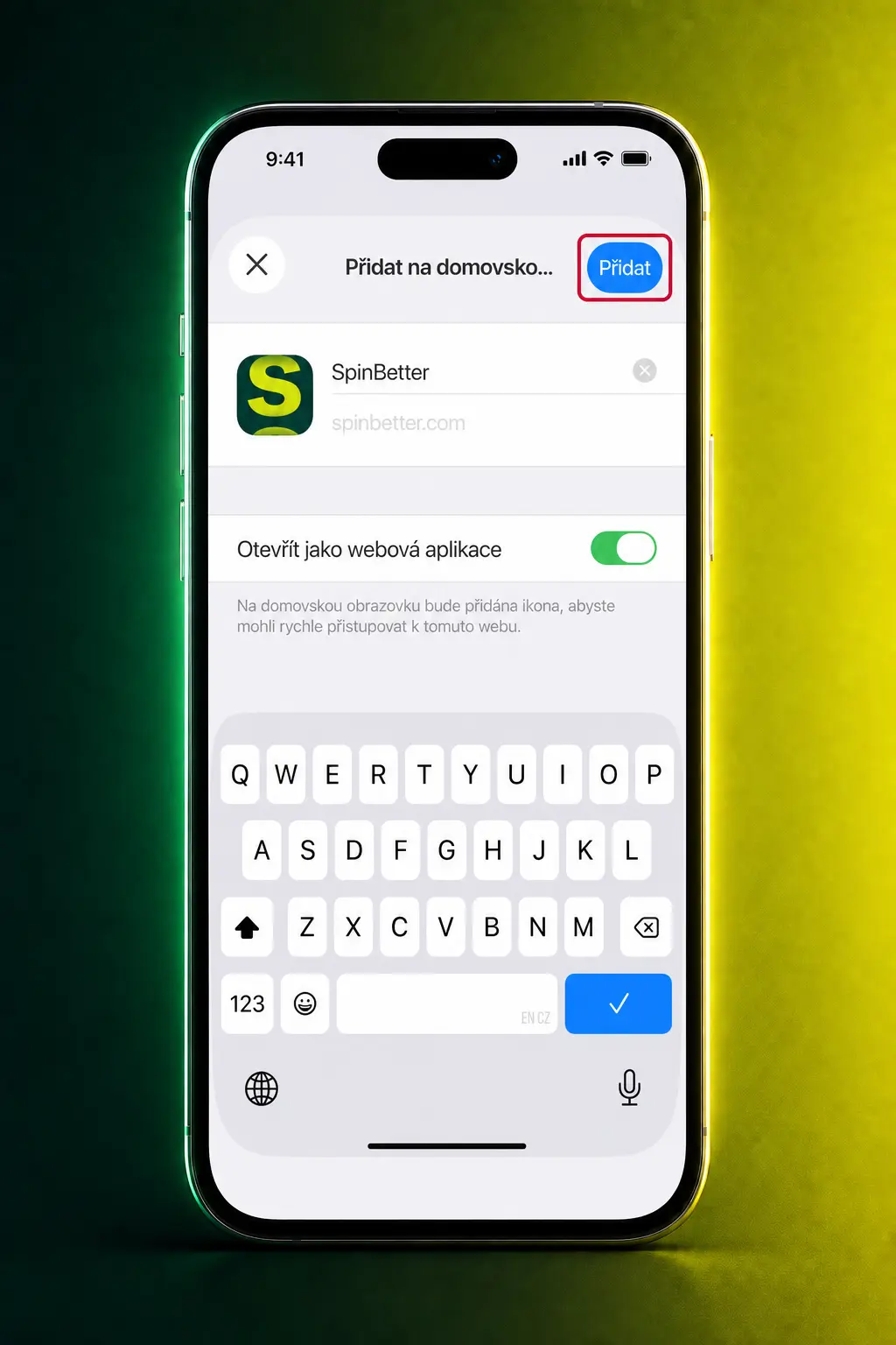 Návod na stažení a instalaci aplikace SpinBetter pro iOS v 5 jednoduchých krocích na obrazovce telefonu